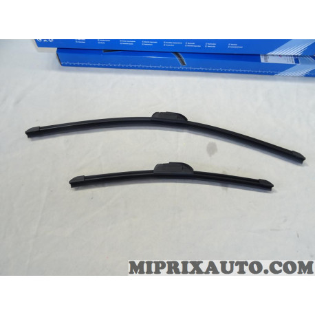 Jeu 2 balais essuie glace souple 600mm + 400mm Hyundai Kia original OEM L983FH2416L1 L983F-H2416-L1 