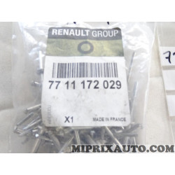 Rivet pop fixation usage divers Renault Dacia original OEM 7711172029 