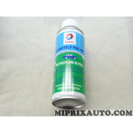 Bidon flacon 250ml DLU2019 (sans reclamation) huile compresseur polyakylene glycol Total Renault Dacia original OEM PLANETELF PA