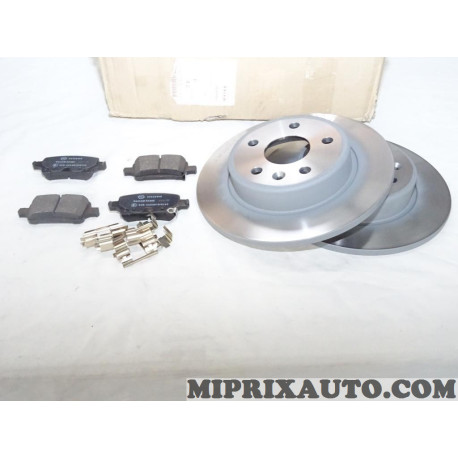 Paire disques de frein + plaquettes arriere 13514612 + 95526568 Opel Chevrolet original OEM 95526571 pour opel astra K 