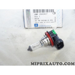 Ampoule de phare H11 Opel Chevrolet original OEM 13503417 2098049 