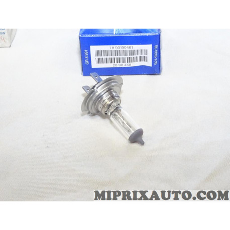 Ampoule de phare projecteur H7 Opel Chevrolet original OEM 93190461 2098458 