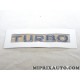 Logo motif embleme ecusson monogramme badge Turbo Opel Chevrolet original OEM 93192477 