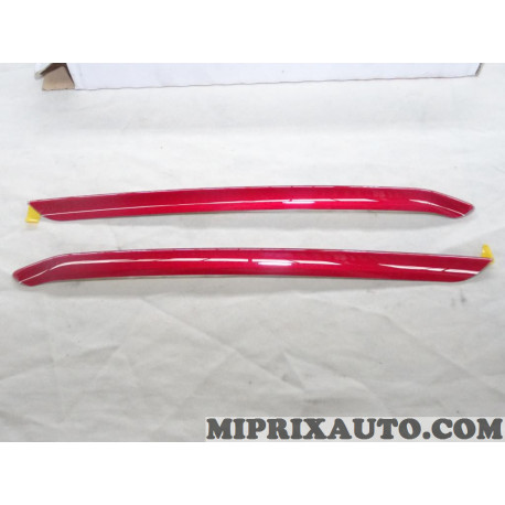 Jeu 2 baguettes moulure rouge calandre grille de radiateur Opel Chevrolet original OEM 98356764PQ 