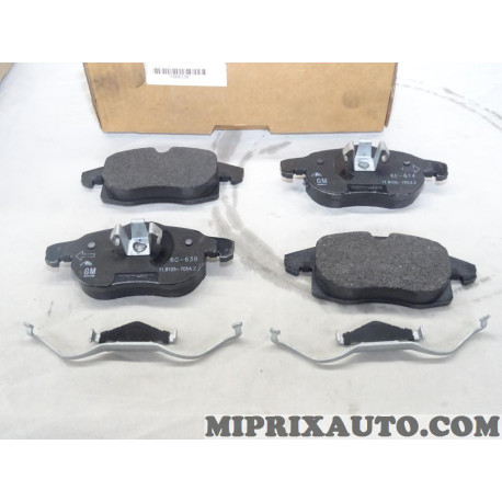 Jeu 4 plaquettes de frein Opel Chevrolet original OEM 93166798 1605139 