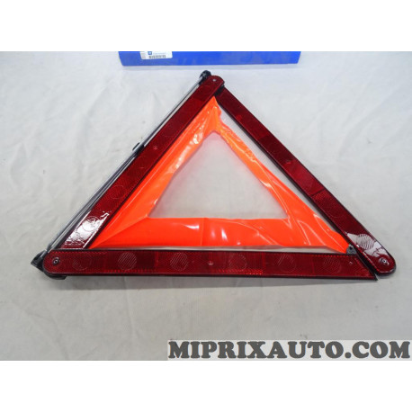 Triangle de signalisation secours Opel Chevrolet original OEM 93199658 1716537 