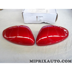 Lot 2 coques calotte de rétroviseur avant rouge Opel Chevrolet original OEM 98361535PQ pour opel corsa F 