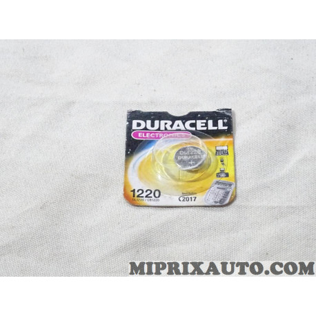 Pile ronde DLU 2017 (sans reclamation) Duracell Opel Chevrolet original OEM CR1220 