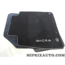 Jeu 4 tapis de sol sur mesure avant + arriere Nissan Infiniti original OEM KE745-5F001-BE KE7455F001BE pour nissan micra 