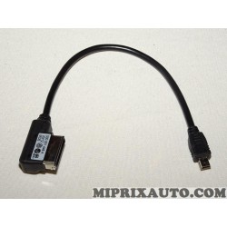 Cable faisceau branchement adaptateur mini USB Volkswagen Audi Skoda Seat original OEM 000051446A