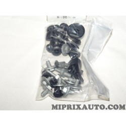 Kit pack agrafes attache clips vis fixation element carrosserie Volkswagen Audi Skoda Seat original OEM 1S0898625