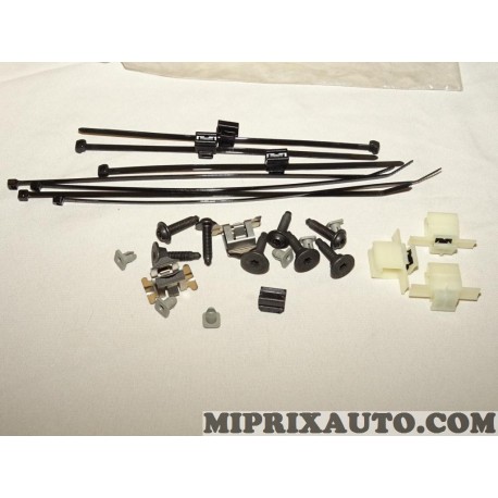 Kit agrafes attache vis fixation parechocs Volkswagen Audi Skoda Seat original OEM 1K0898623A