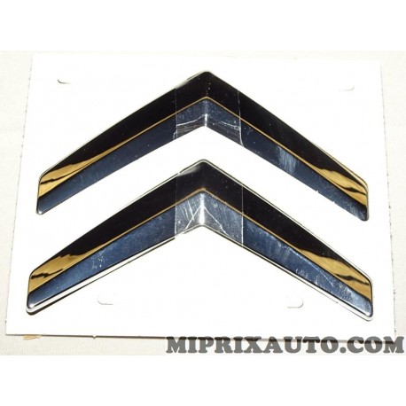 Logo motif embleme ecusson badge chevron Citroen Peugeot original OEM 7810V8 