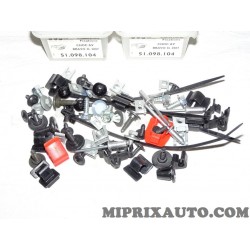 Kit agrafes attache choc avant Fiat Alfa Romeo Lancia original OEM 51098104 