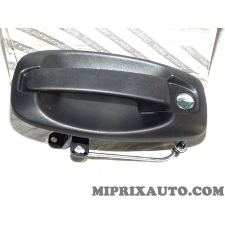 Poignée de porte arriere Fiat Alfa Romeo Lancia original OEM 735507864 pour fiat fiorino 3 4 III IV qubo partir de 2007 