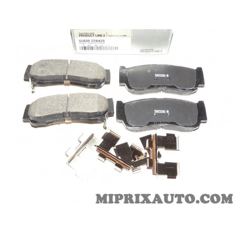 Jeux 4 plaquettes de frein Hyundai Kia original OEM S583022BA20