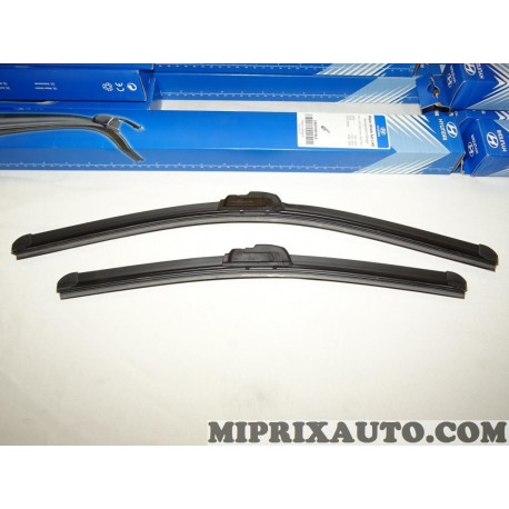 Paire balais essuie glace souple 500mm + 400mm Hyundai Kia original OEM L983FH2016L0