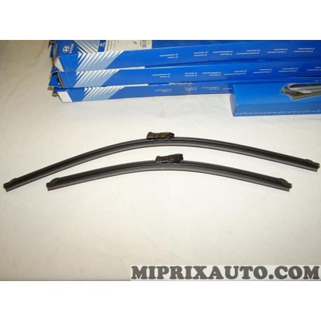 Paire balais essuie glace souple 600mm + 450mm Hyundai Kia original OEM L983FH2418L9