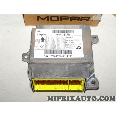 Centrale airbag calculateur 68148361AA Mopar Jeep Dodge Chrysler original OEM CAA3L012AB pour dodge grand caravan chrysler grand