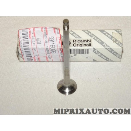 Soupape echappement Fiat Alfa Romeo Lancia original OEM 59116026 