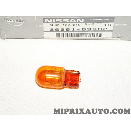 Ampoule bulbe feu clignotant 21W 12V WY21W 69B Nissan Infiniti original OEM 2626189962 26261-89962 