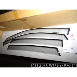 Kit 4 bulles air deflecteur porte Nissan Infiniti original OEM KE800EY510 KE800-EY510 pour nissan qashqai +2 JJ10 de 2008 à 2013