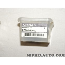 Pack agrafes de fixation Nissan Infiniti original OEM KE98083600 KE980-83600 