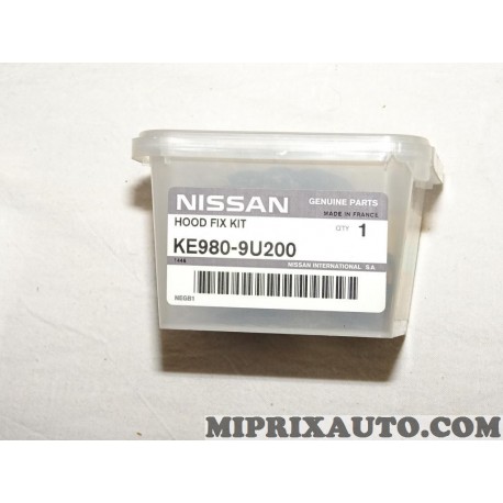 Pack box agrafes de fixation Nissan Infiniti original OEM KE9809U200 KE980-9U200 