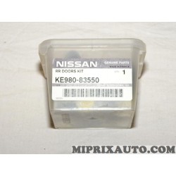 Pack agrafes de fixation Nissan Infiniti original OEM KE98083550 KE980-83550 