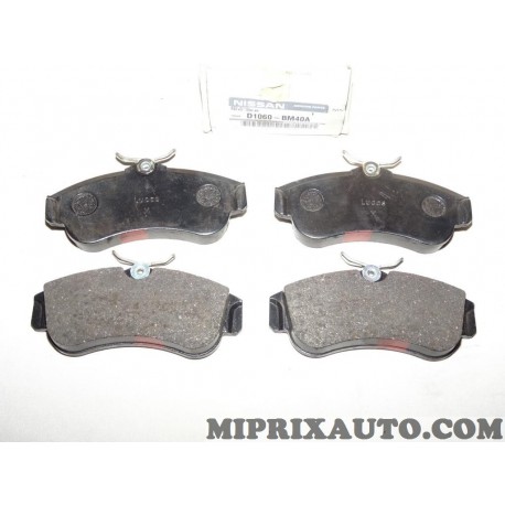 Jeux 4 plaquettes de frein Nissan Infiniti original OEM D1060BM40A D1060-BM40A 