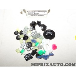 Pack agrafes de fixation Nissan Infiniti original OEM KE98071400 KE980-71400 