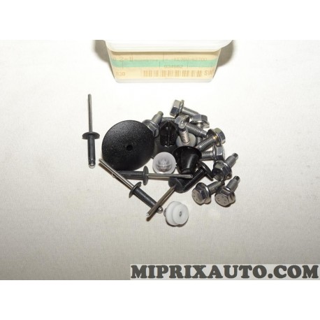 Pack agrafes attache de fixation Nissan Infiniti original OEM KE98062300 KE980-62300 